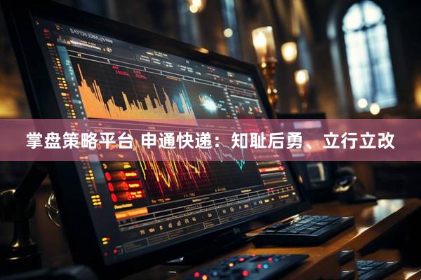 掌盘策略平台 申通快递：知耻后勇、立行立改